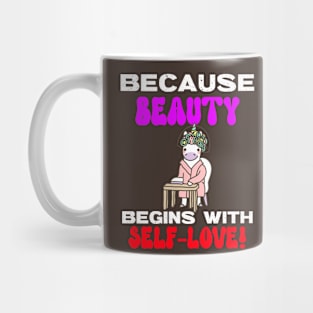 Beauty bloggers create self-love Mug